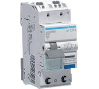 HAGER ADS906D - Disjoncteur à courant différentiel résiduel 1P+N 6kA B-6 A 30 ma