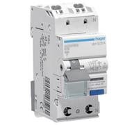 Hager FI-LS, 1P+N, 6 kA, B-16A, 30 mA, type A, QC, 1 pièce.