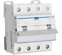 Hager ADX416D Interrupteur différentiel/Disjoncteur de protection 4 pôles 16 A 0.03 A 400 V