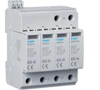 Hager Armoire de comptage APZ pour maison individuelle 3,HZ, prête à être branchée, SLS, FI, LS - Protection contre la sur-protection - 35A SLS - Blan