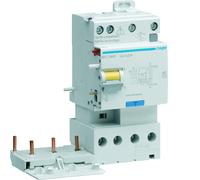 Bloc dif 2xsort.3P+N 25A 30mA - BLOCS DIFFERENTIELS HAGER BDC925F