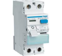 Hager CDA240D CDA240D Interrupteur différentiel à courant résiduel monophasé 2 pôles 40 A 0.03 A
