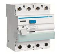 Hager CDA425J Interrupteur FI 25 A 30 mA Type A 4 Broches