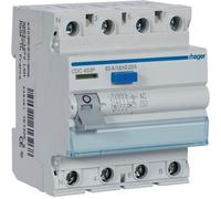 Hager CDC463P Inter dif. 4P 63A 30mA type AC 4M Disjoncteur