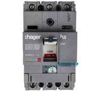 Hager Coupe-circuit de puissance h3 x160 TM 3x100A 25kA HHA100H