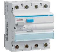 Hager Disjoncteur différentiel 4p.63A/300mA Sel,6kA CPA463D
