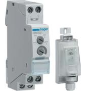 Hager Interrupteur crépusculaire EEN100 – 1M, cellule en saillie, 16 A 230 V