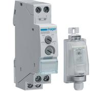 Hager EEN100 Barrière photoélectrique grise Hager EEN100 Module dinterrupteur multicolore 16 A 230 V 1 pc(s)