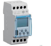 Hager Interrupteur horaire électronique EGN103 – 1 voie hebdomadaire pour rail DIN