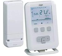 Kit Thermostat d'ambiance programmable digital radio Gestion du Chauffage Eau Chaude - HAGER EK560