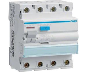 HAGER ELEKTRO Hager Interrupteur Fi 4 pôles 6kA 63A CPA463D 300mA type S