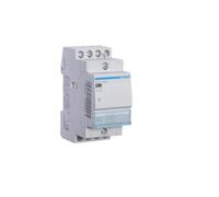 Hager ESC428S. Intensité maximale admissible par contact : 25 A, section de câble : 1/6 mm², plage de température en fonctionnement : -10 - 50 °C. Tension d'entrée AC : 230 V, fréquence d'entrée AC : 