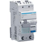 Hager FI-LS, 1P+N, 6 kA, C-16A, 30 mA, A-G, QC-QB, 1 pièce.
