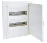 Hager Golf Série VF - Caisse Golf encastrement série VF 2 rangées 24 modules porte opaque blanc