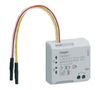 hager Hager Actionneur encastrable radio 1-f. binaire 2-f. 230V 4A TRM690G Quantité:1