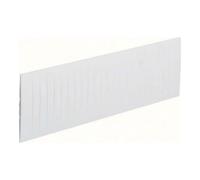 Hager Bande de recouvrement ZZ35S verrouillable 216 mm blanc (RAL 9010) pour 12 modules