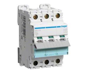 hager Hager Disjoncteur 3 pôles, B-16A, 10kA, 3M NBN316 Quantité:1