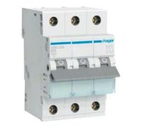 hager Hager Disjoncteur 3 pôles B-6A, 6kA MBN306 Quantité:1