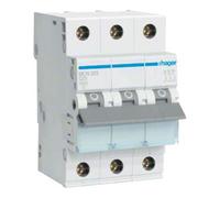hager Hager Disjoncteur 3 pôles C-25A, 6kA MCN325 Quantité:1