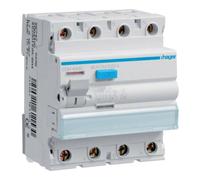 hager Hager Disjoncteur différentiel 4 pôles 40A/30mA, Hi CDH440D Quantité:1