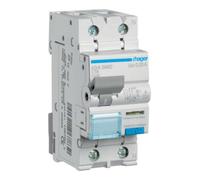 Hager Disjoncteur différentiel FI/LS ADA566D 1P+N C-16A 30mA 10kA