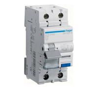 hager Hager Disjoncteur différentiel FI/LS 1P+N 6kA B-16A 10mA ACS916D Quantité:1