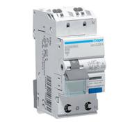 hager Hager Disjoncteur différentiel FI/LS 1P+N 6kA B-16A 30mA ADS916D Quantité:1