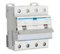 Hager Interrupteur différentiel FI-LS ADX416D 4P B-16A 10 kA 30 mA Type A 400V 1 pièce