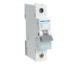 hager Hager Disjoncteur unipolaire C-2A, 6kA MCN102 Quantité:1