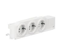 Hager Hutschienen-Steckdose ohne Klappdeckel TN002S Reinweiß (RAL 9010) 1 St. (VZ00AS)