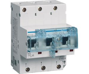 HAGER HTN335C - Commutateur SLS 3 pôles CS caractéristique 35A pour montage sur
