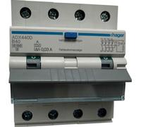 Hager Interrupteur différentiel 4P10kA B-40A 30mA A Type ADX440D