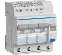 Hager Interrupteur FI/LS 3x 1P+N, 6 kA ADZ366D