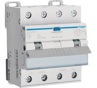 Hager Interrupteur FI/LS 4 pôles, 10kA ADX432D