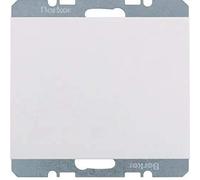 Hager K1 - Plaque aveugle avec rack Blanc polaire