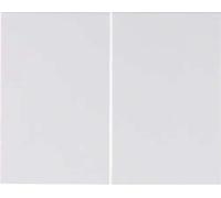 Hager K1 - Touche Sans Lentille Pour Mécanisme double Blanc polaire