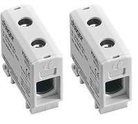 Hager K50AL Borne de raccordement grise 1 pièce (Lot de 2)