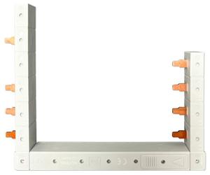 HAGER KCF963L Rail de phase vertical gauche 2 rangées (KCF963L)