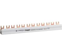 Hager KDN263A HAGER KDN463A Accessoire pour disjoncteur Rail de phase gris 63 A 1 pc(s)