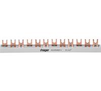Hager KDN363B HAGER KDN363B Accessoire pour disjoncteur Rail de phase gris 1 pc(s)