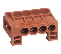 Hager KN04P 384925 - Bornier arrivee phase a cage 4x25mm2