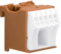 Hager KN06P QC Borne de phase 6 points de serrage