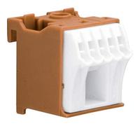 Hager Bornier phase KN06P 6 points de serrage 5x4mm² + 1x25mm² 63A