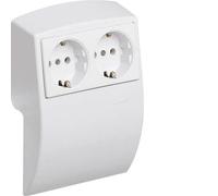 HAGER L22509010 Prise double blanc pur (L22509010)