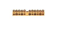 HAGER - Lot de 10x Barrette sur socle 73mm 5X16-6X1mm
