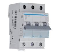 Hager Disjoncteur miniature MBN325 - 3 pôles, 25 A, caractéristique B, 6 kA