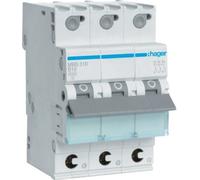 Hager MBS310 B-Type 3P 3 Module (s) Circuit Breaker - Circuit Breakers (50/60 Hz, -25 - 60 °c, -25 - 80 °C)