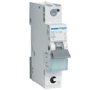 Hager mcs106 C-Type 1p 1 Module (s) Circuit Breaker - Circuit Breakers (25 - 60 °c, -25 - 80 °C)
