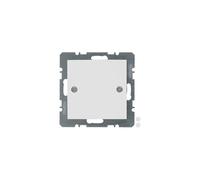 Hager - Plaque aveugle avec racks visser S1/b1/b3/B7 Blanc polaire