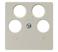 Hager - Plaque centrale Tvfm 4594 Modul/aRSYS/K1/S1 Blanc